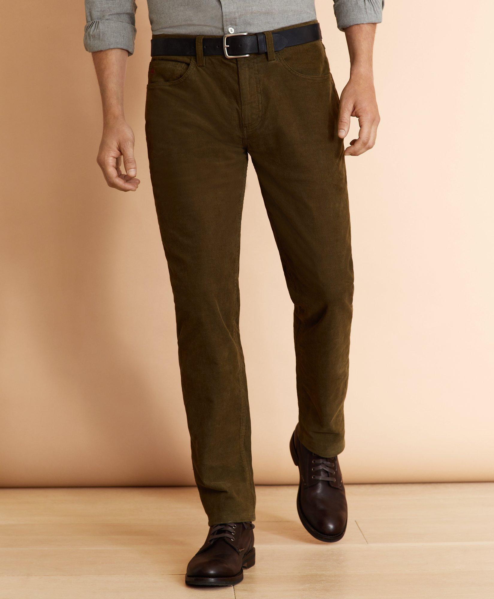 men's five pocket corduroy pants