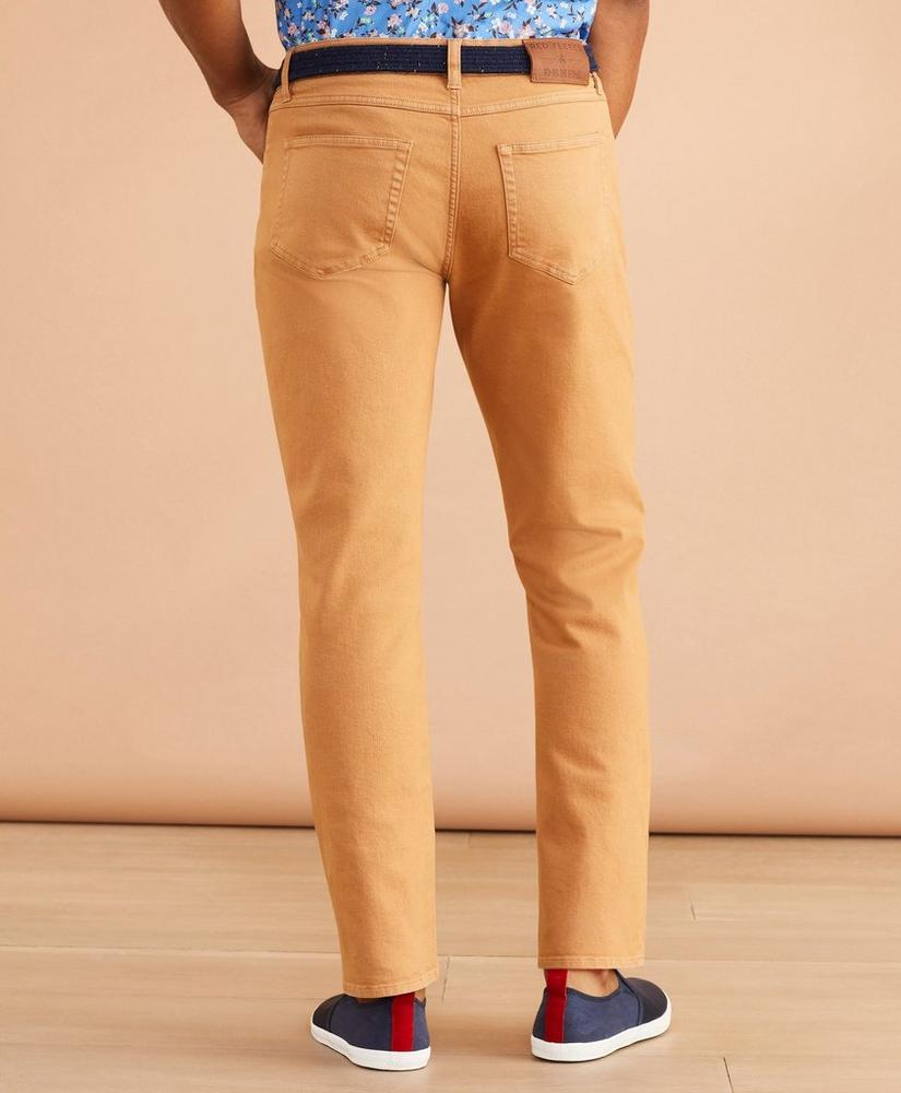 Garment-Dyed Five-Pocket Jeans, image 3