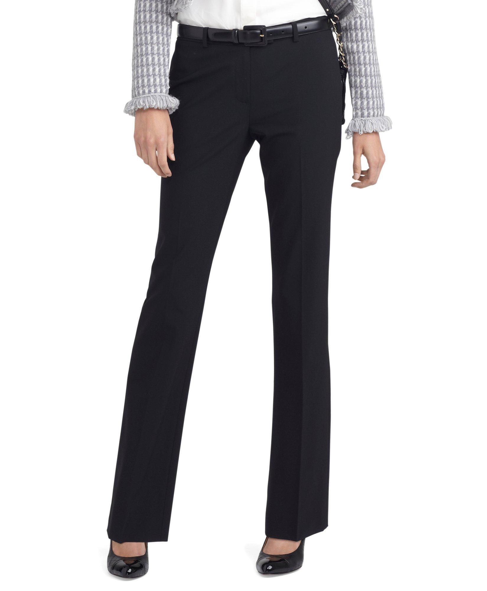 The Essential Brooks Brothers Stretch Wool Slim Crop Pants