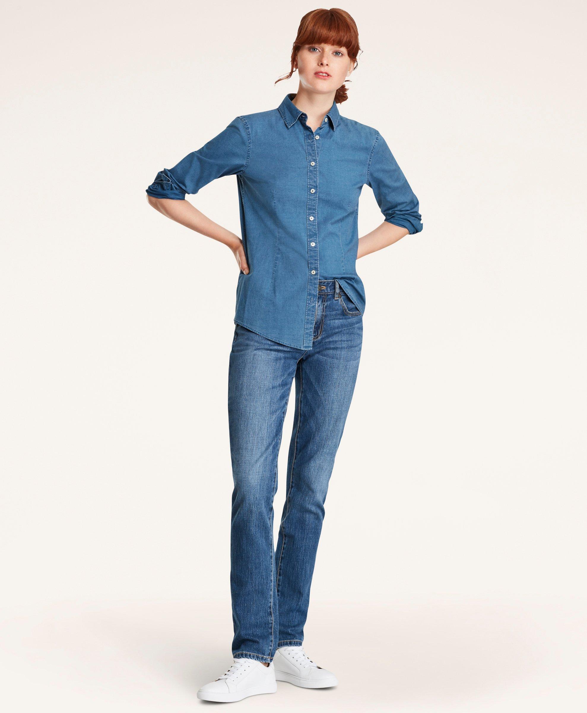 Brooks brothers womens jeans online