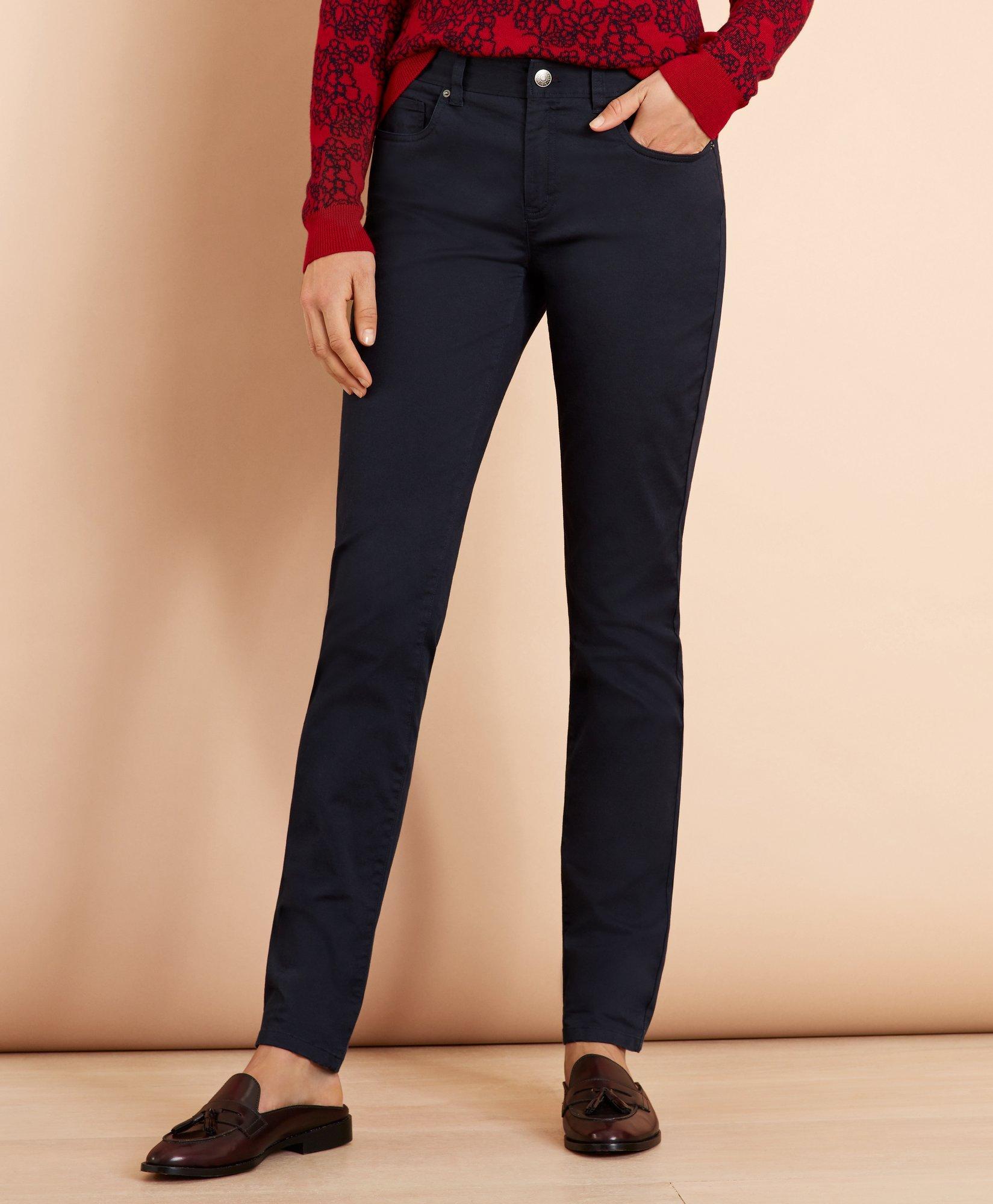 Stretch Cotton Twill Pants, image 1
