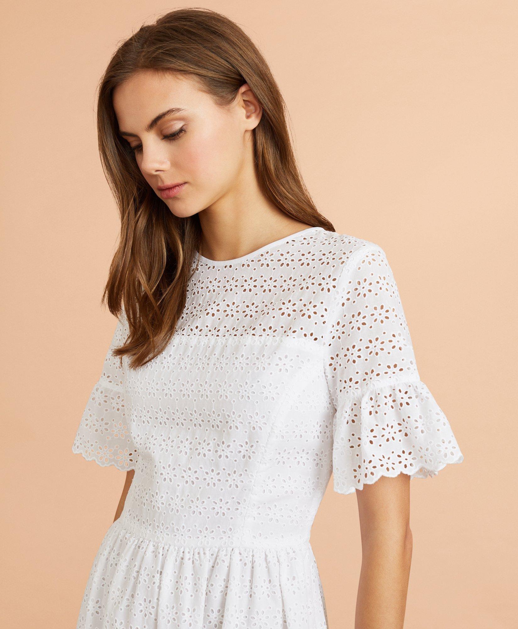 Cotton Eyelet Dress