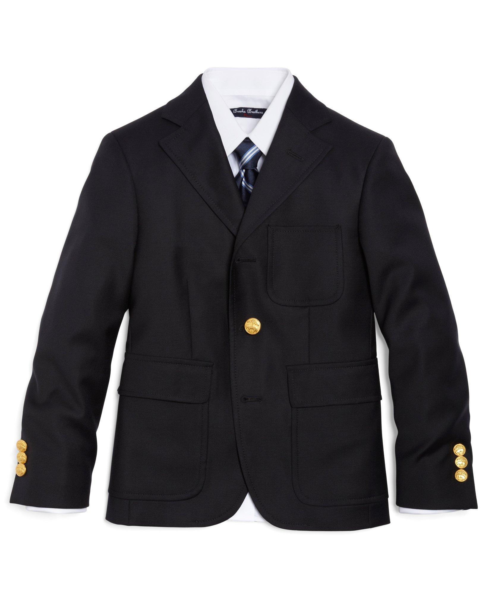 Boys Three-Button Prep Blazer