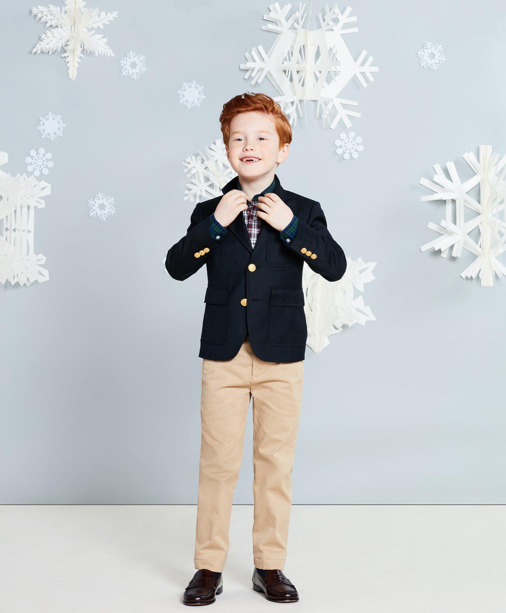 Boys navy clearance sport coat