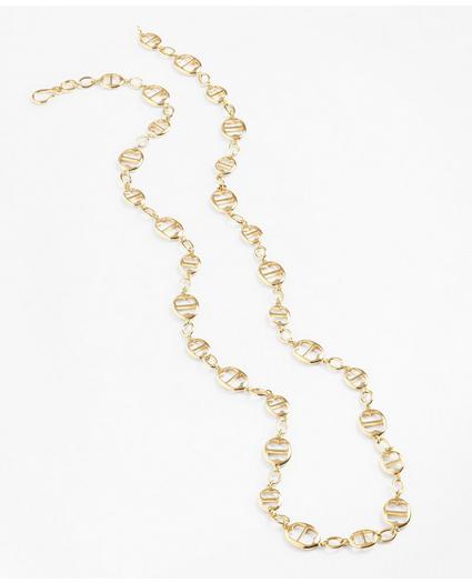 Gold-Plated BB-Link Chain Necklace, image 1