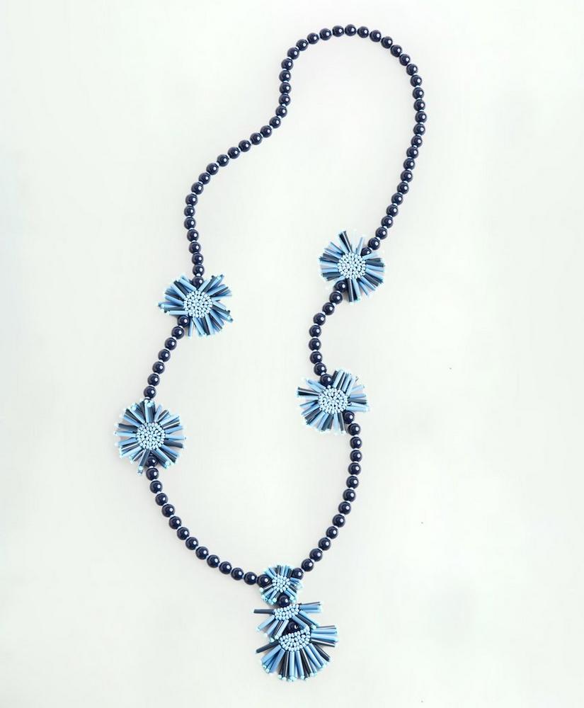 Beaded Tassel Necklace, image 2