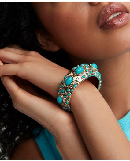Turquoise Bangle Bracelet, image 2