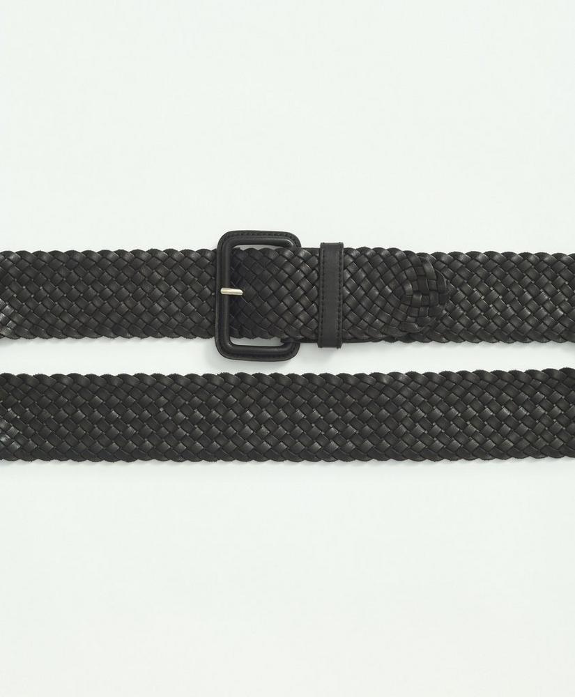 Classic Woven Leather Belt, image 2