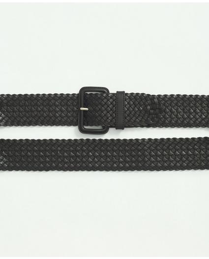 Classic Woven Leather Belt, image 2