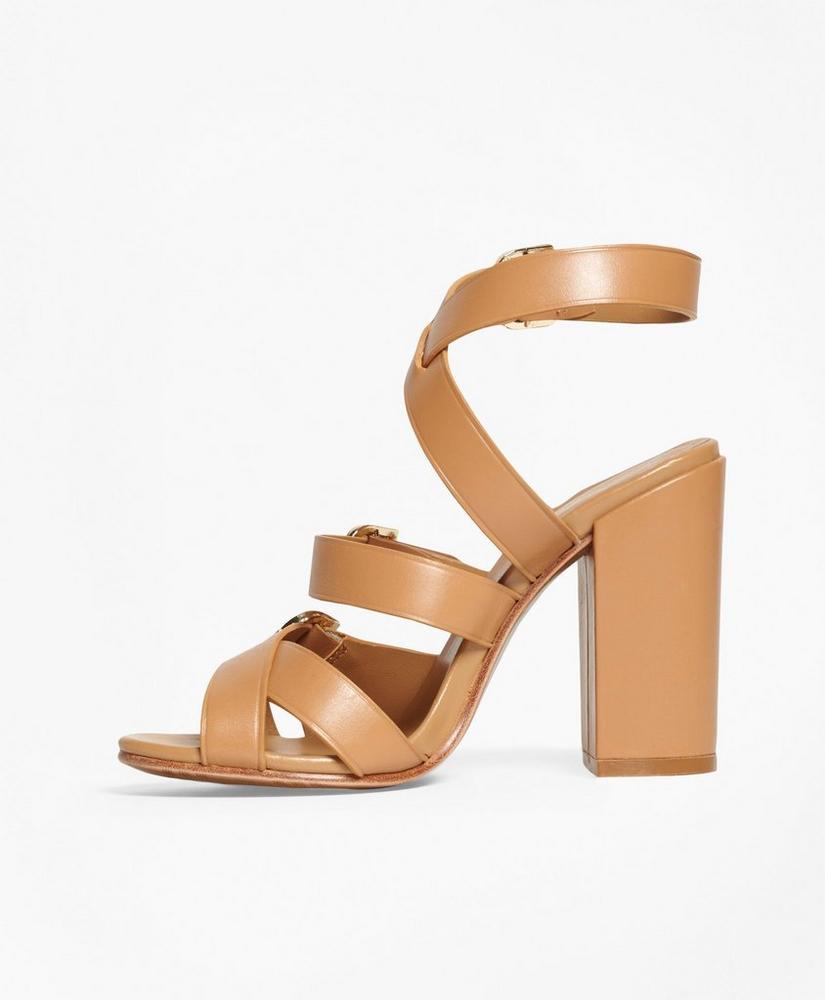 Multi Strap Stacked Heel Sandals, image 2