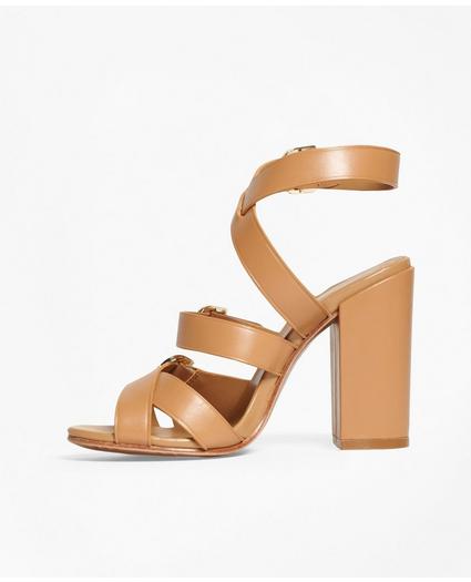 Multi Strap Stacked Heel Sandals, image 2