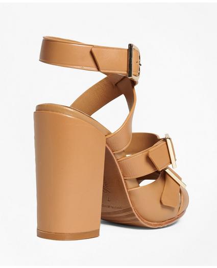 Multi Strap Stacked Heel Sandals, image 3