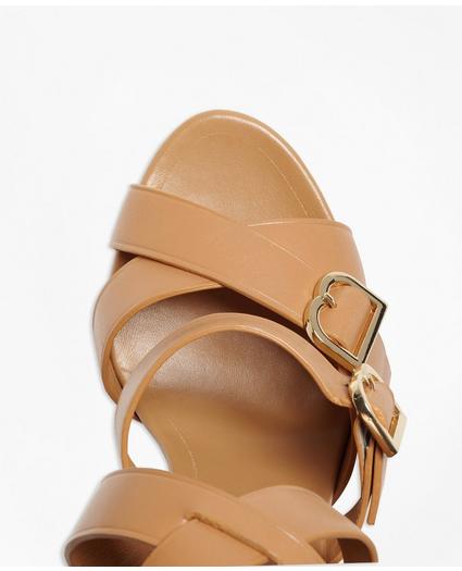 Multi Strap Stacked Heel Sandals, image 4