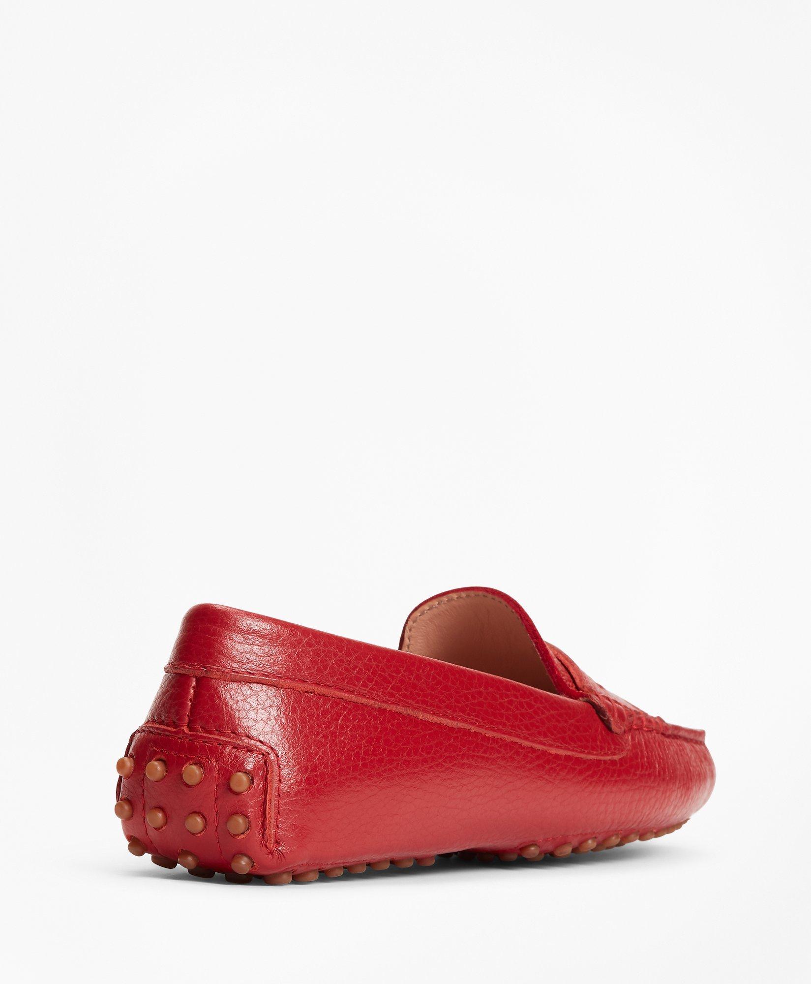 Leather driving moccasins womens sale