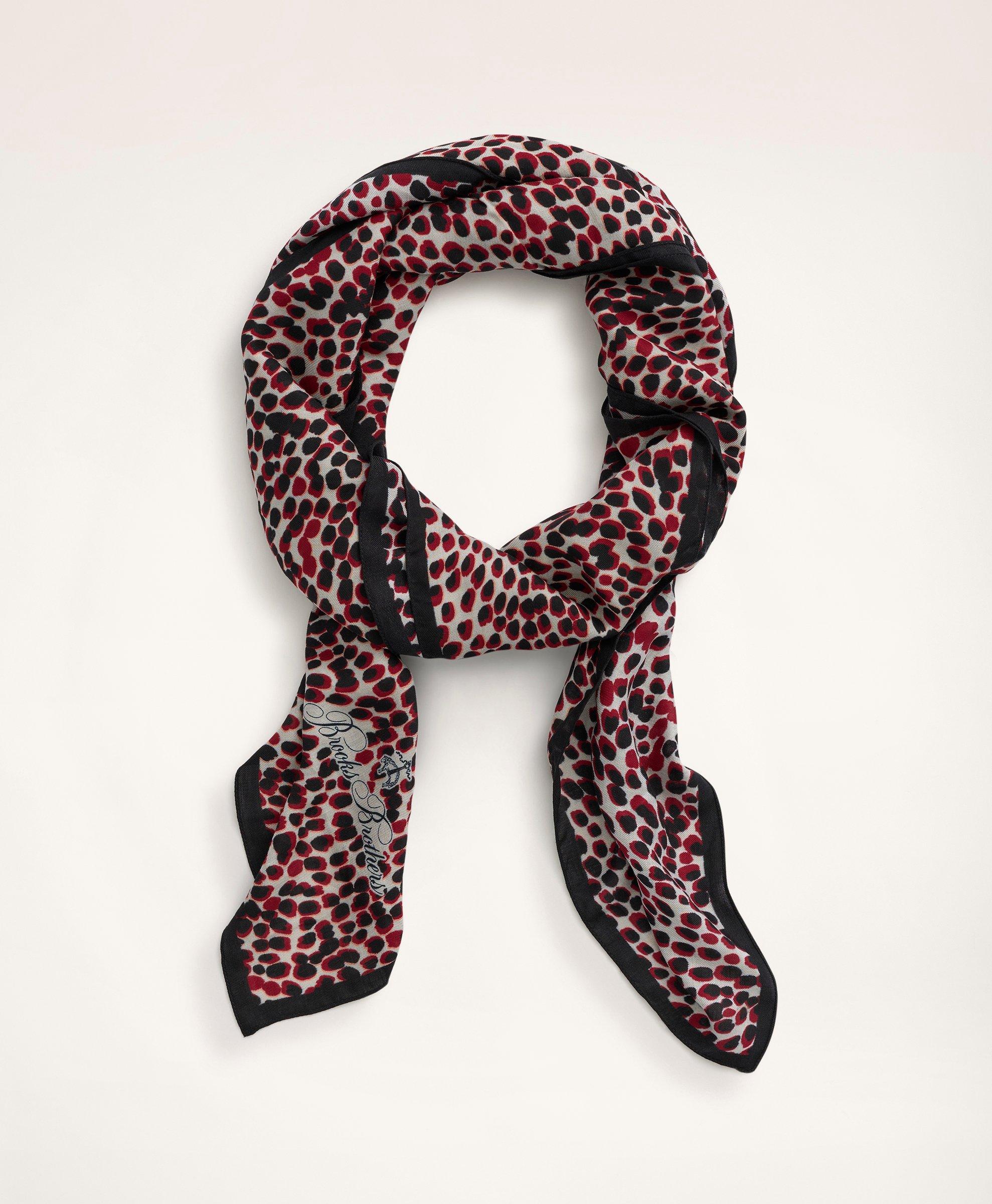 Leopard Silk Scarf 