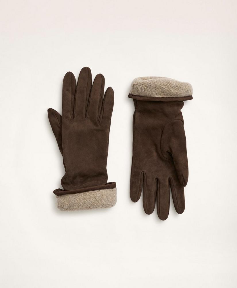 Leather Cashmere Gloves, image 2