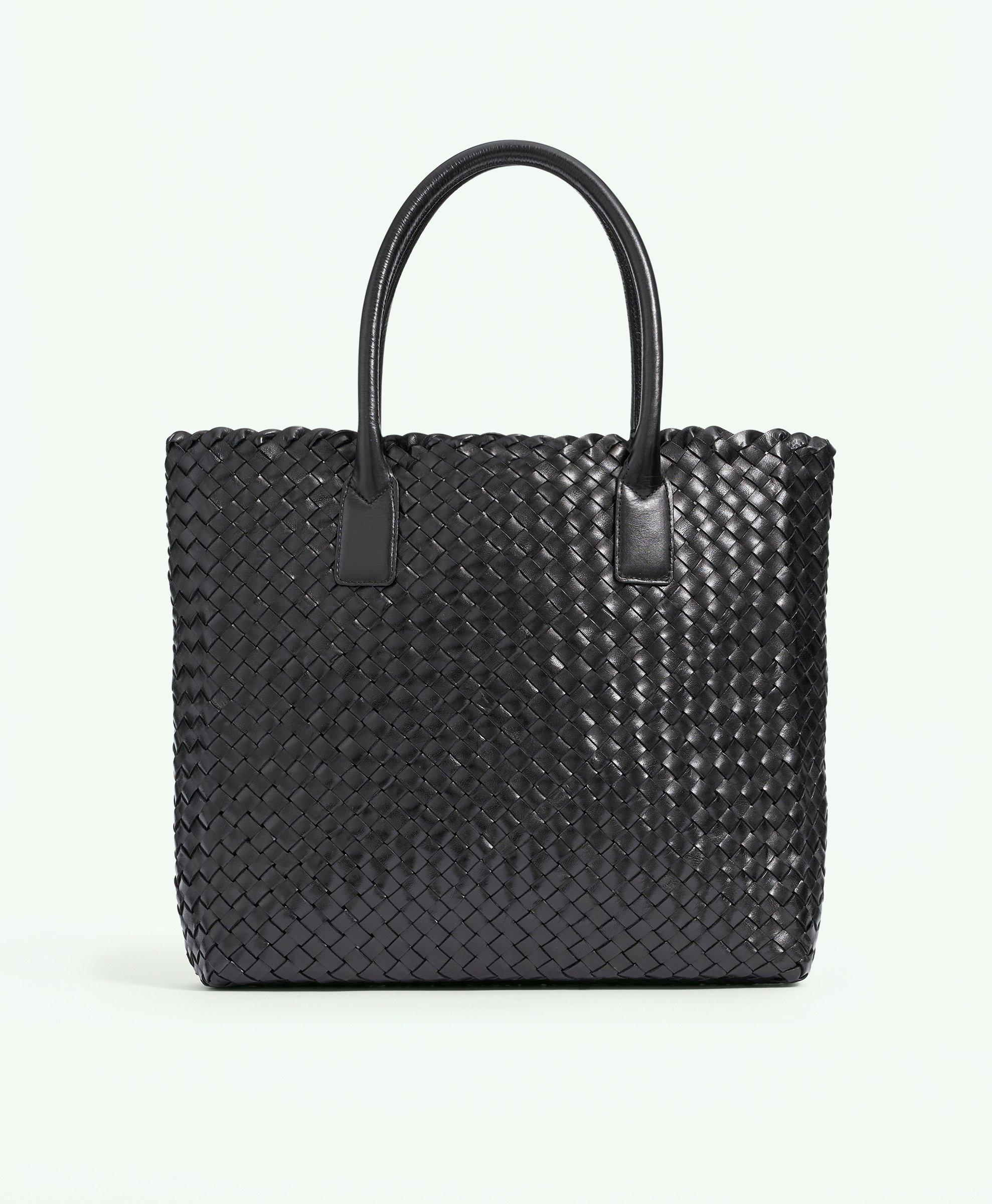 Woven Leather Tote Bag, image 2