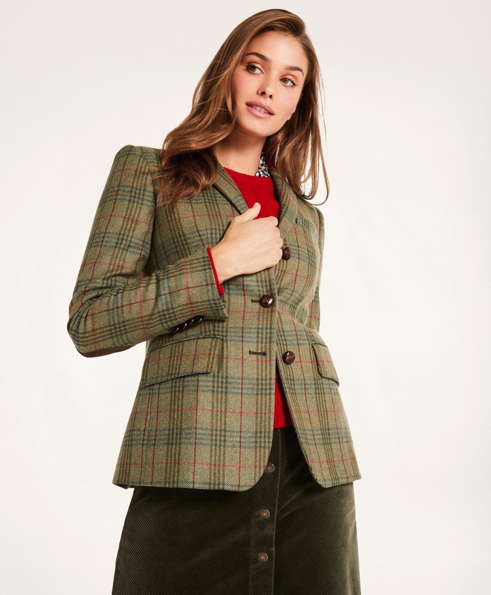 Brooks brothers plaid blazer deals