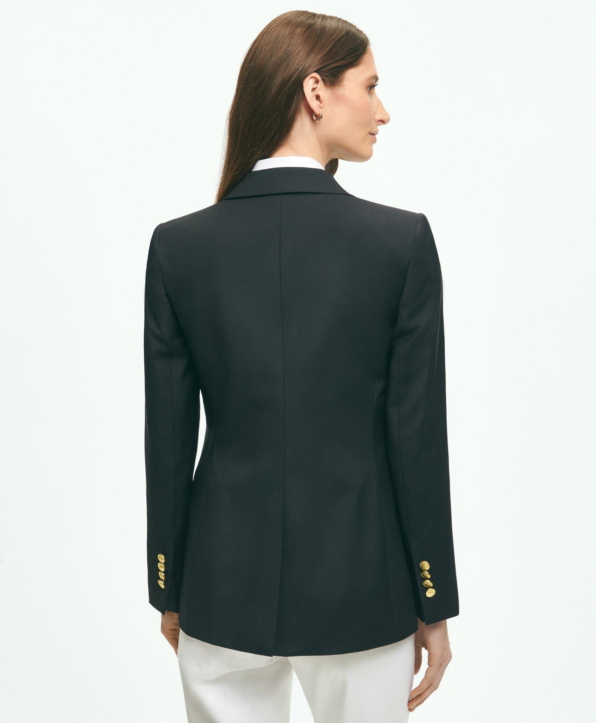 Ralph Lauren Womens Pinstripe Two Button Blazer Jacket - 14