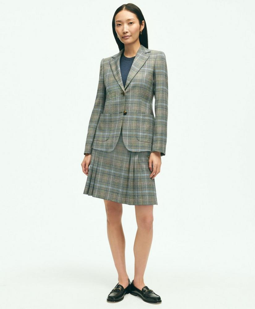 Stretch Wool Prince of Wales Jacket, image 3