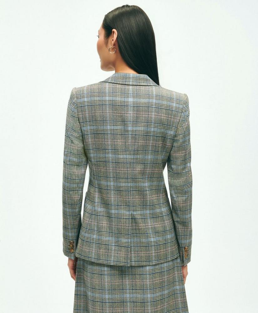 Stretch Wool Prince of Wales Jacket, image 4