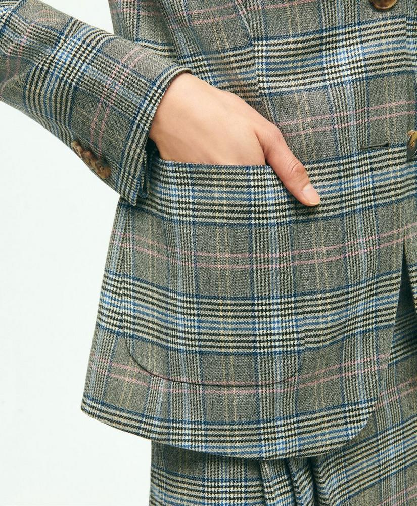 Stretch Wool Prince of Wales Jacket, image 6
