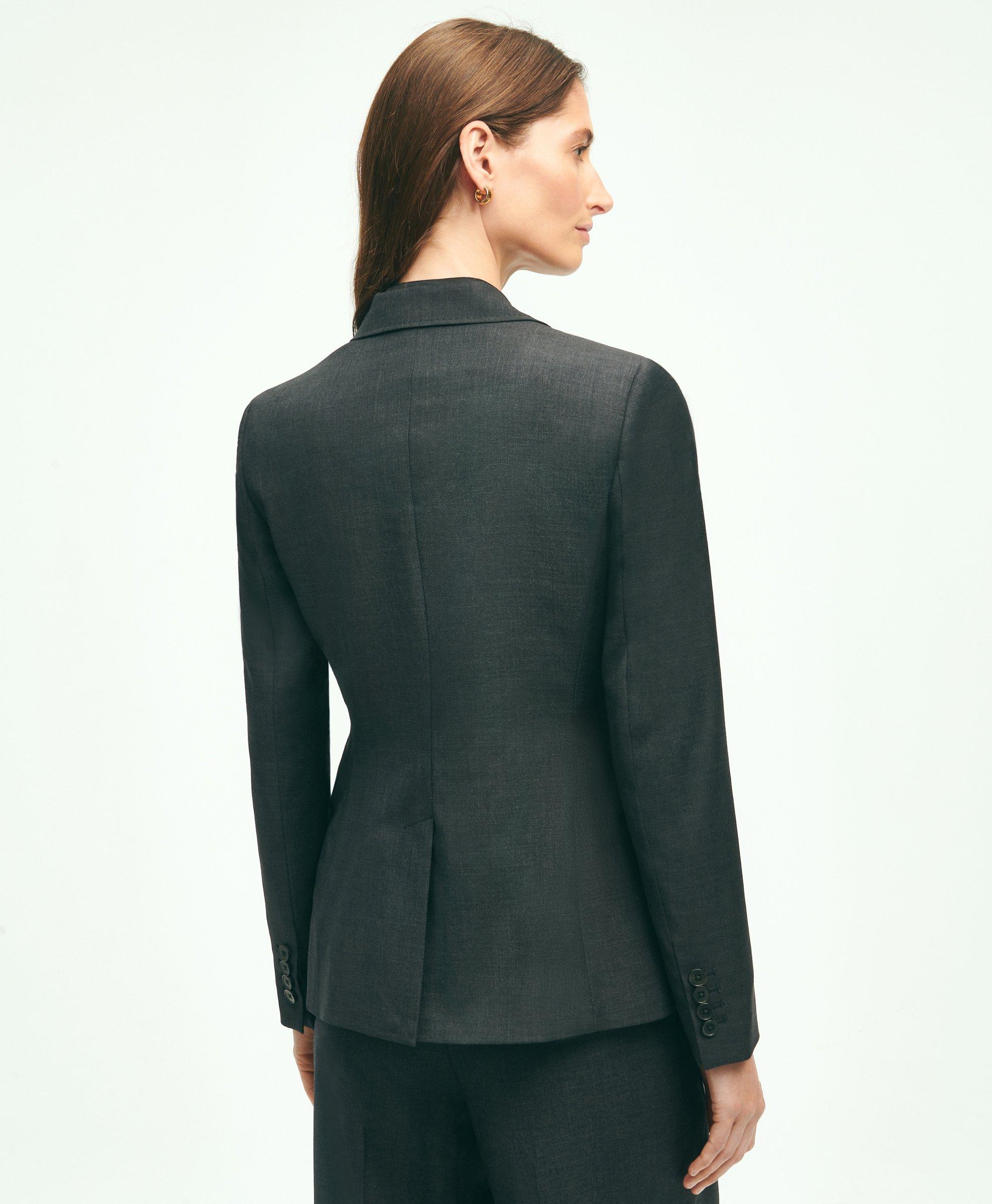 Wool Cashmere 2-Button Jacket