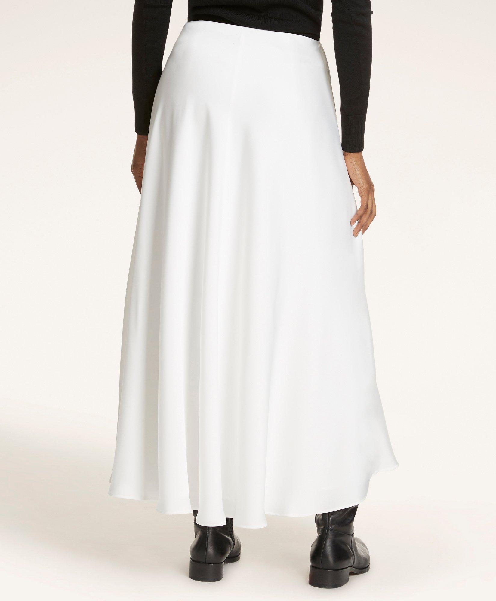 Satin Bias Cut Skirt