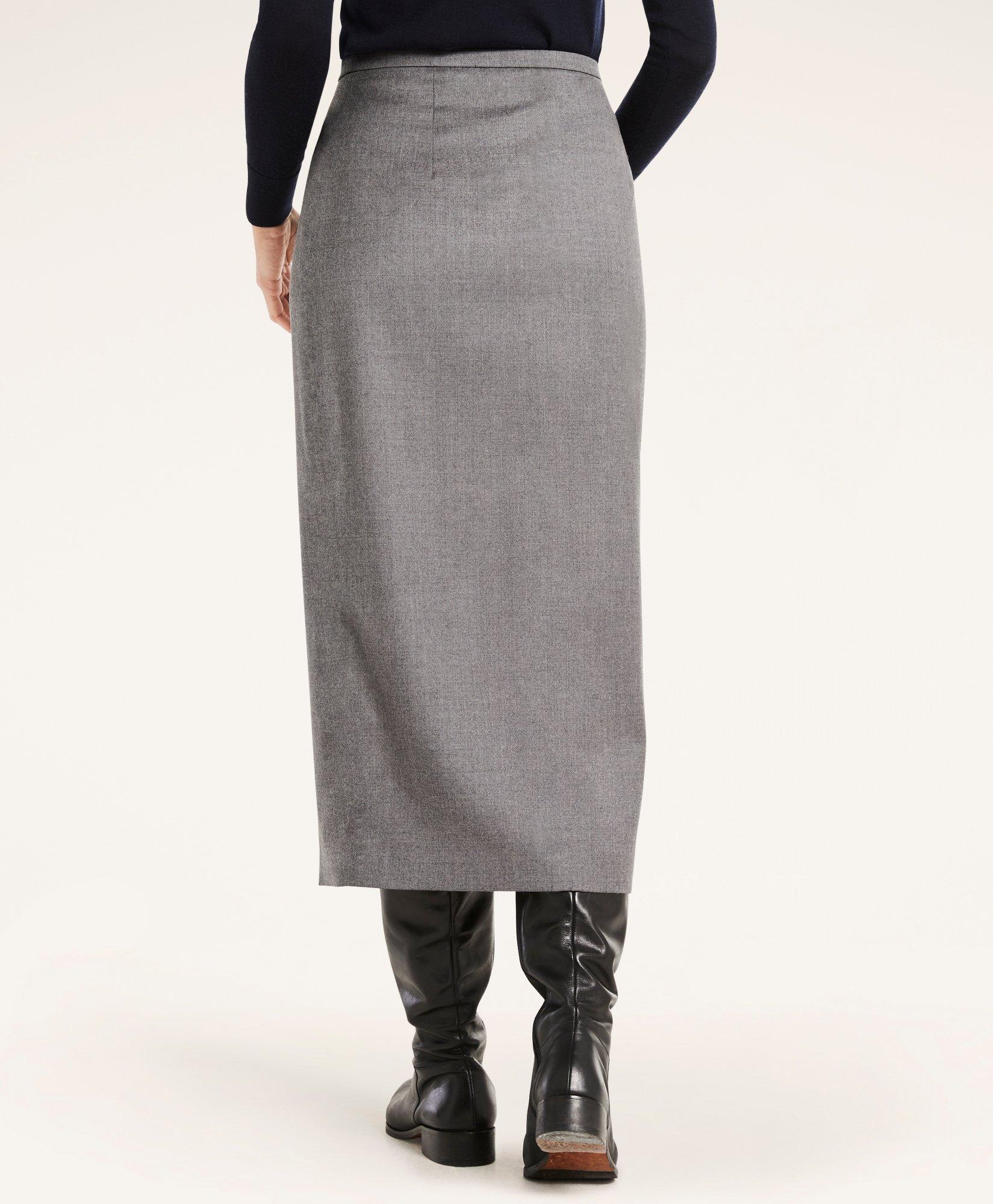 Gray hotsell flannel skirt