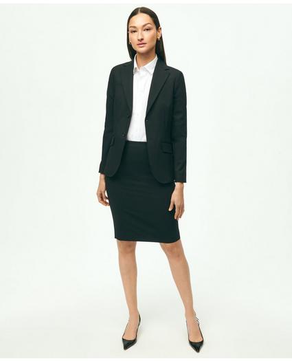 The Essential BrooksStretch™ Wool Pencil Skirt, image 1