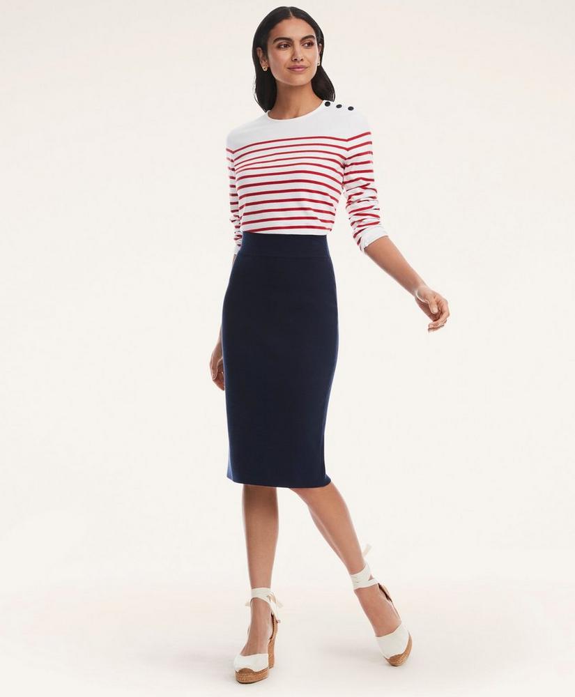 Ribbed Knit Sweater Skirt, image 3