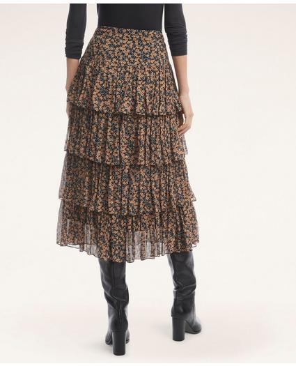 Chiffon Flounced Skirt, image 2
