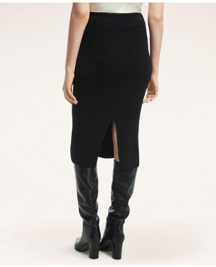 Merino Wool Cashmere Sweater Skirt, image 3