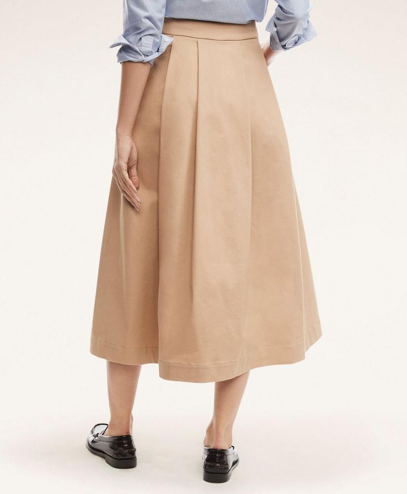 Stretch Cotton Circle Skirt, image 3