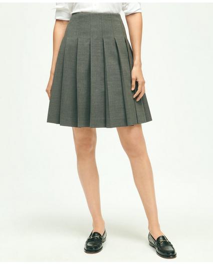 The Essential Brooks Brothers Stretch Pleated Skirt, image 1
