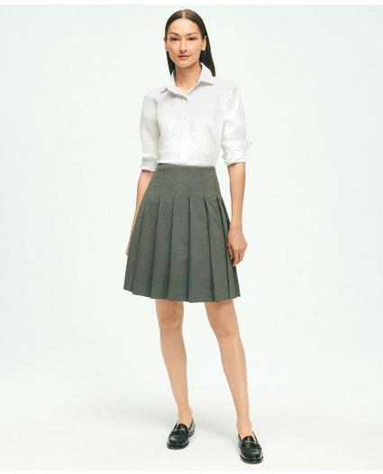 The Essential Brooks Brothers Stretch Pleated Skirt, image 4