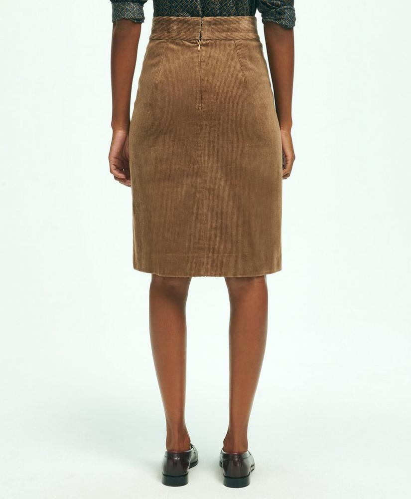Cotton Corduroy A-Line Skirt, image 4