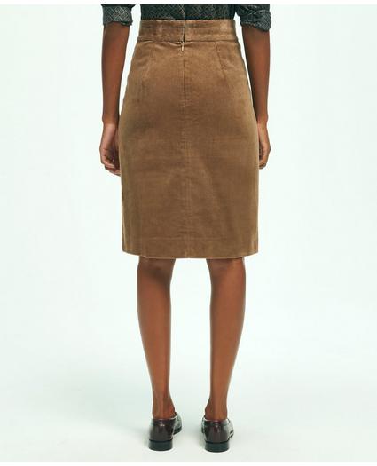 Cotton Corduroy A-Line Skirt, image 4