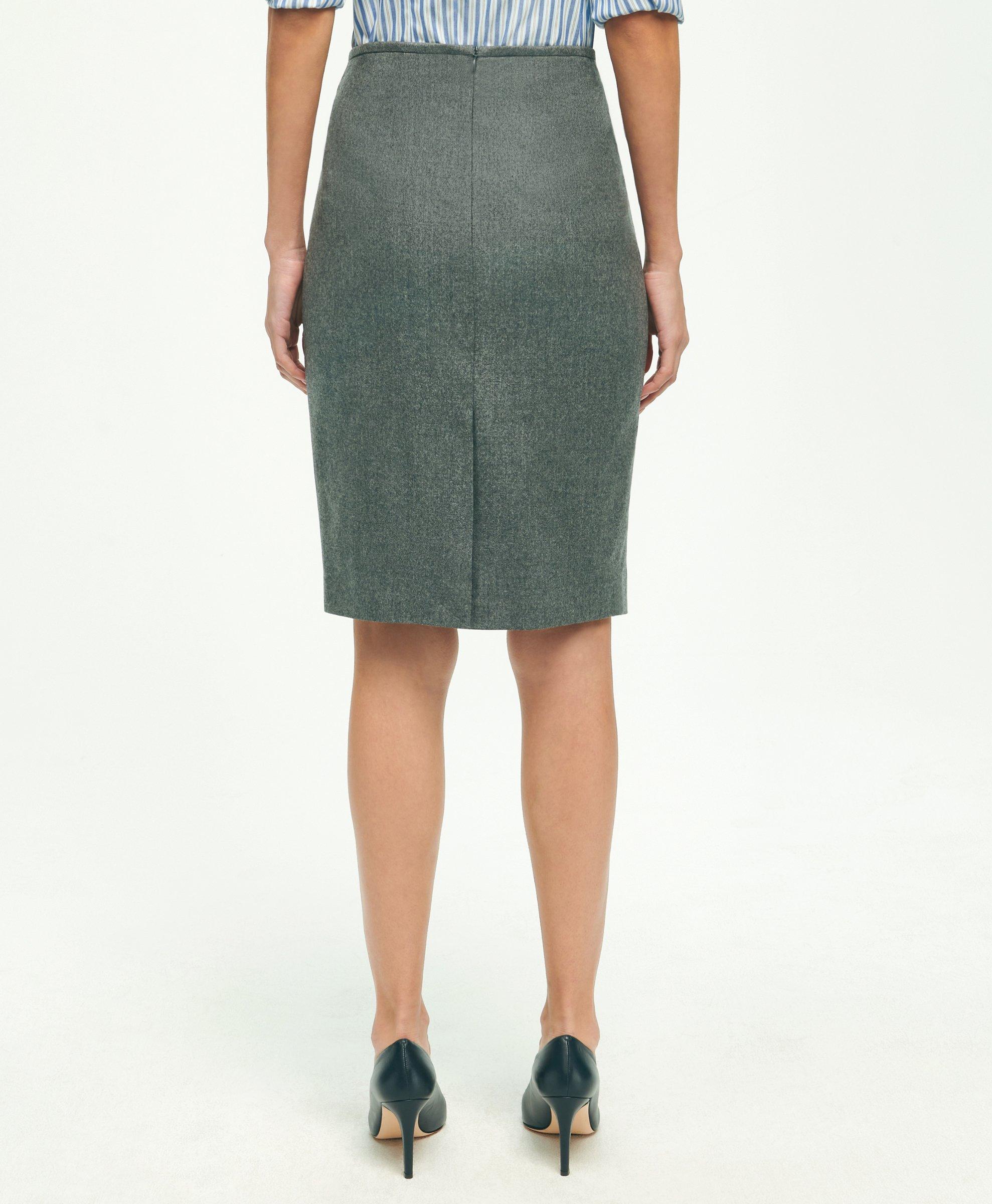 Grey flannel 2025 pencil skirt