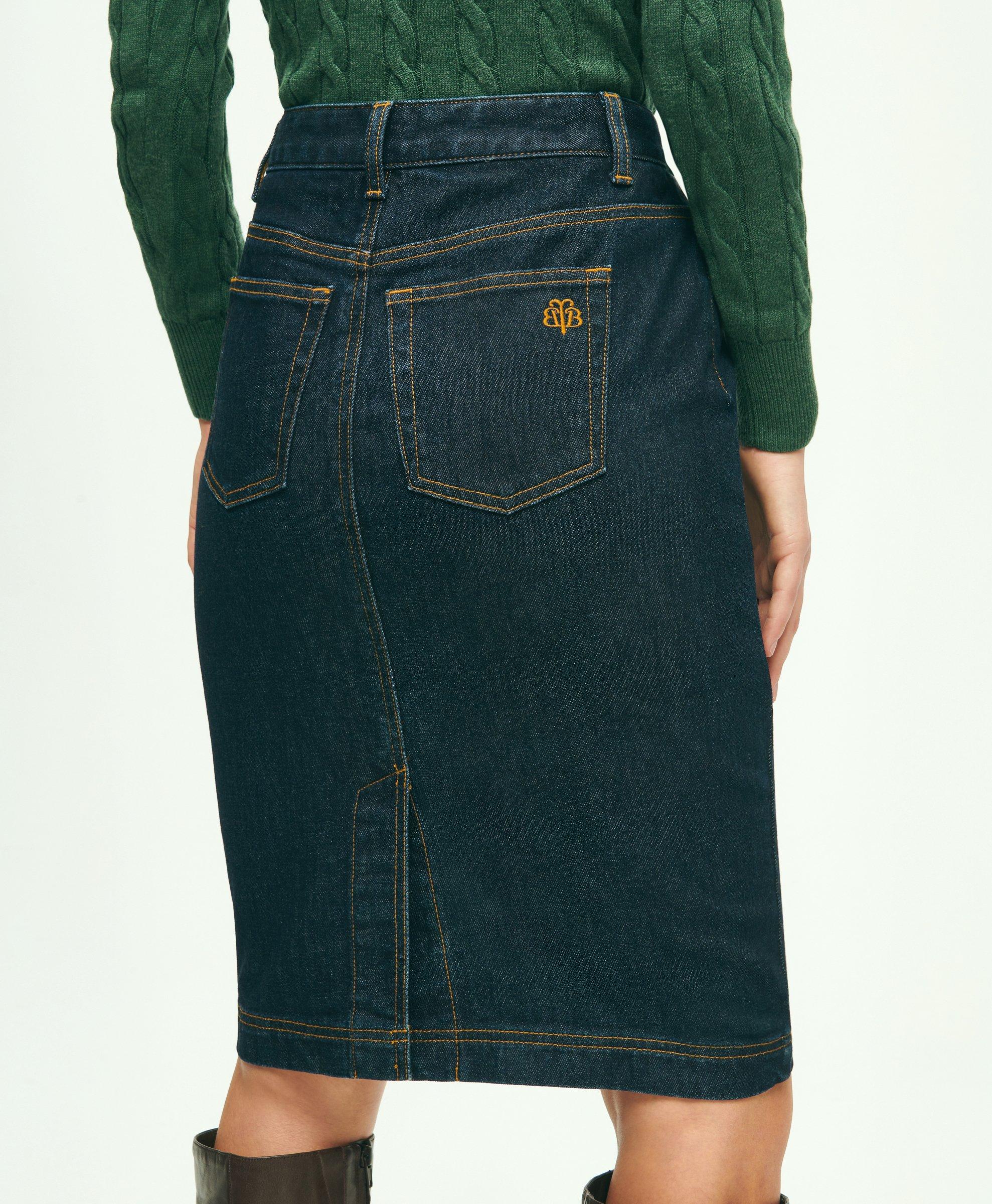 Denim pencil 2025 skirt 5t