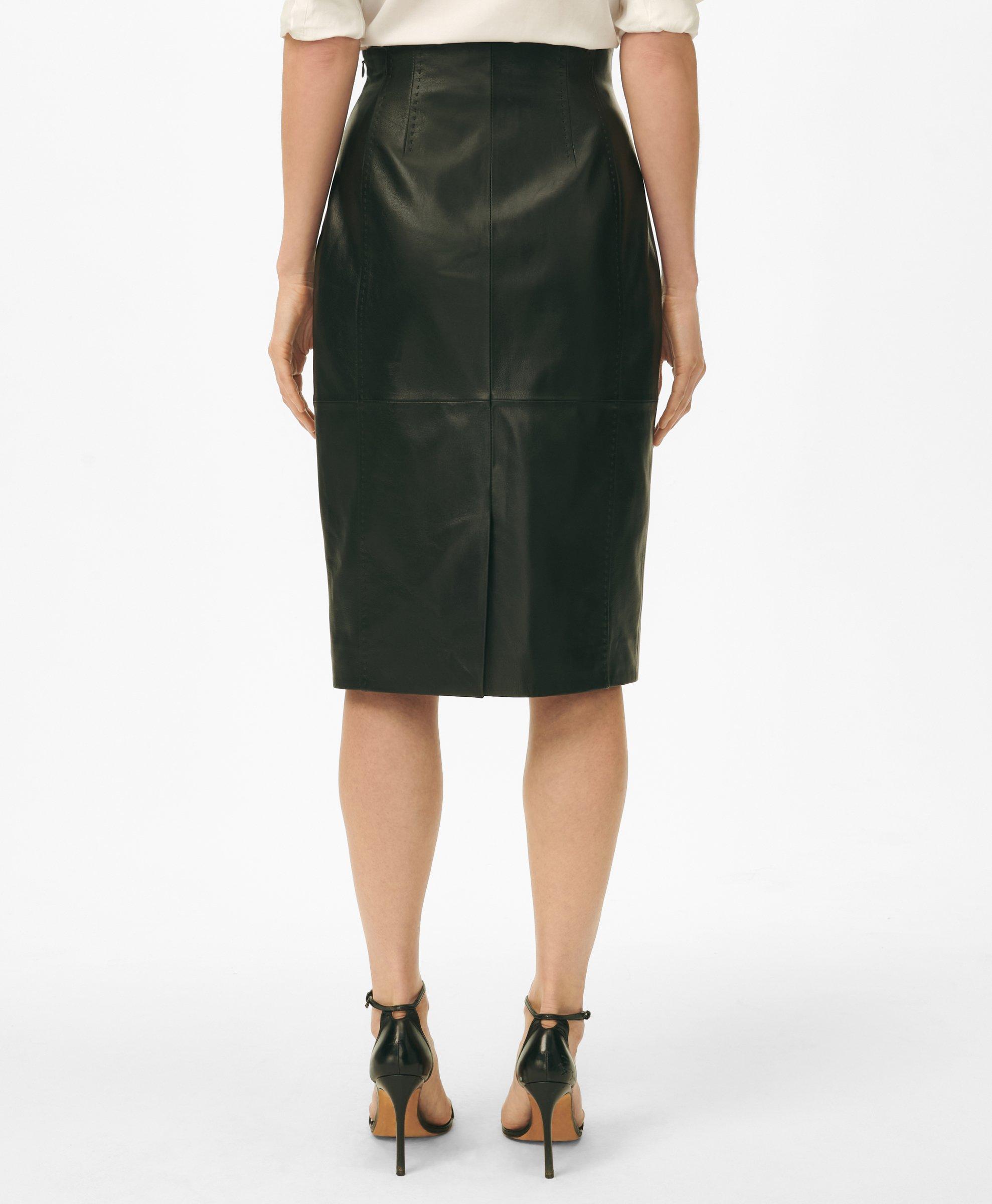 Leather Pencil Skirt