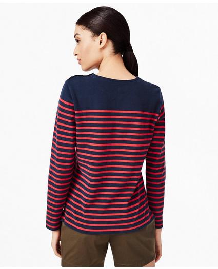 Mariner Stripe Long-Sleeve T-Shirt, image 4
