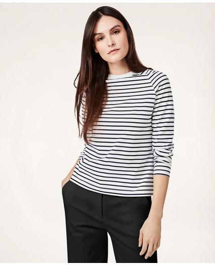 Striped Cotton T-Shirt, image 1