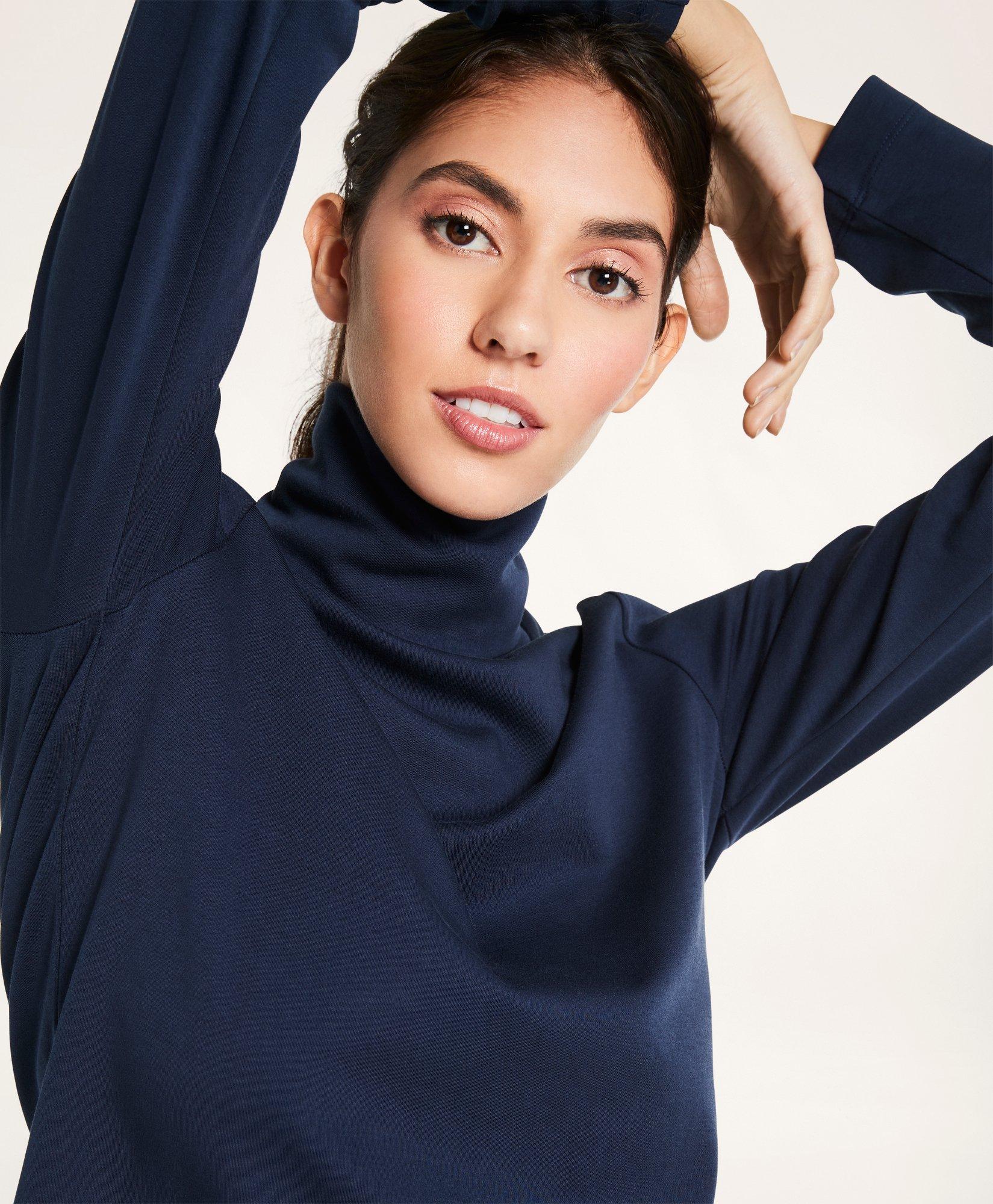 Stretch Supima® Cotton Turtleneck