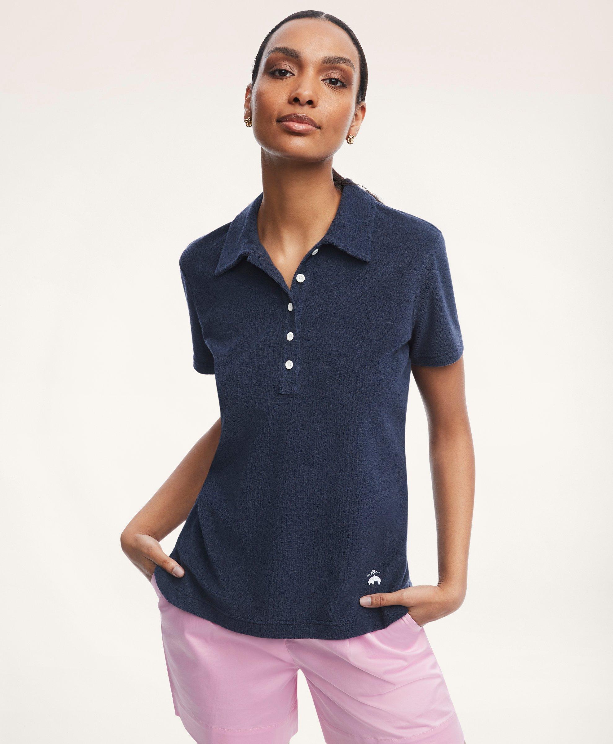 Cotton Terry Polo Shirt