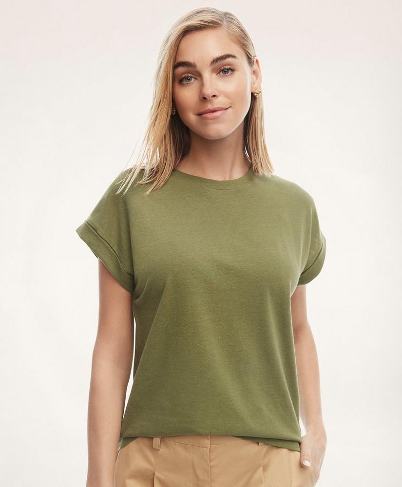 Linen Cotton T-Shirt, image 1
