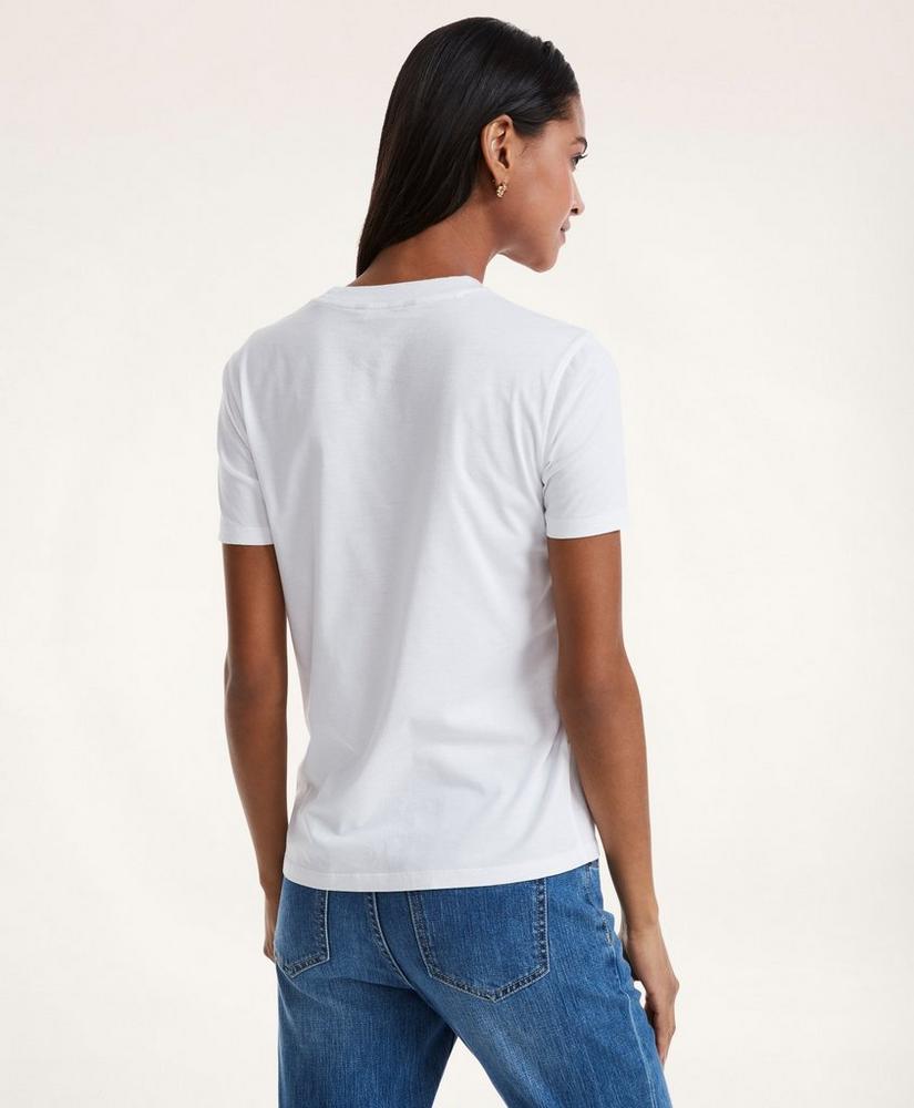 Supima® Cotton Crewneck T-Shirt, image 3