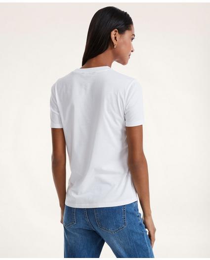 Supima® Cotton Crewneck T-Shirt, image 3