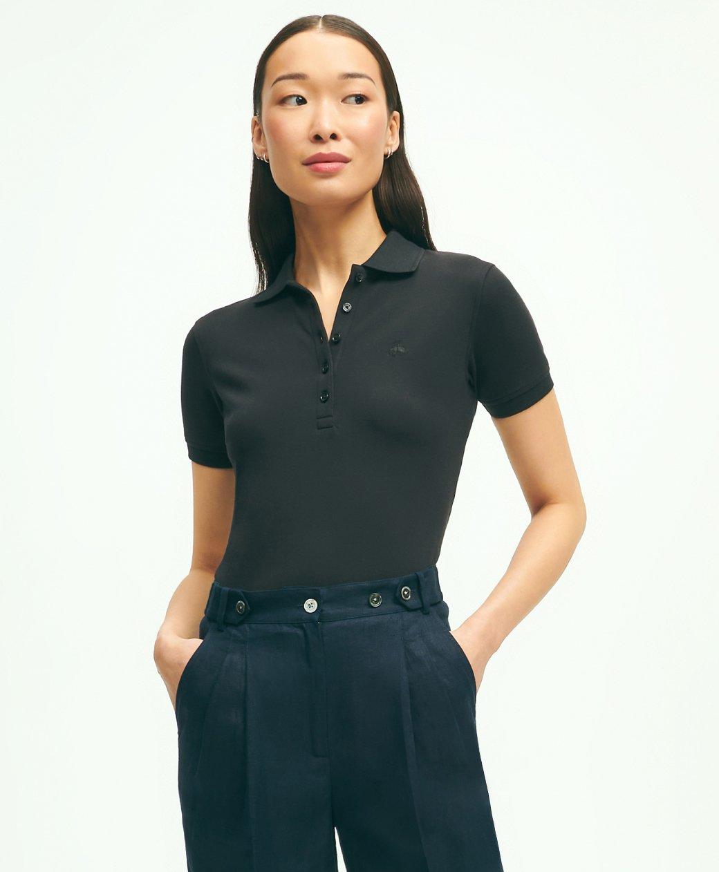 Embroidered Cotton Pique Polo - Ready-to-Wear