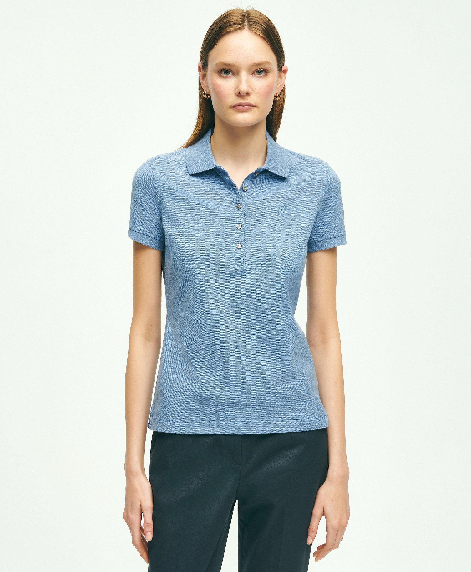Supima® Cotton Stretch Pique Polo Shirt, image 1